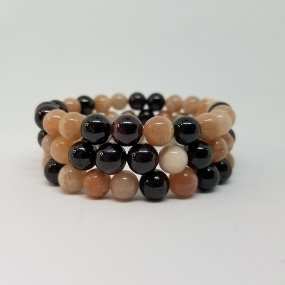 NEW "Inspire" Sunstone and Garnet Stacking Bracelets, OS, $20 each or 3 for $50 - Picture 8 of 10